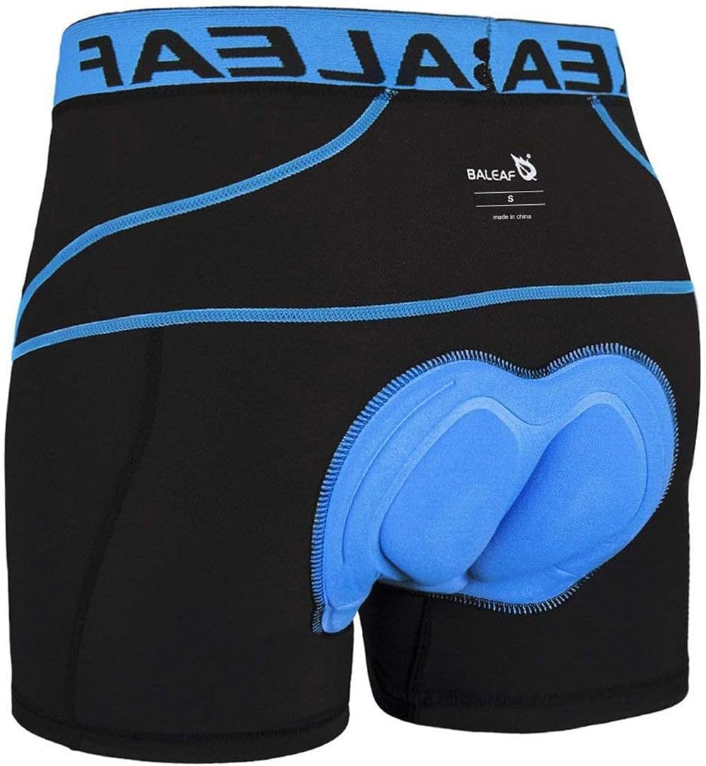 BALEAF Mens 3D Padded Bike Shorts Cycling Underwear MTB Liner