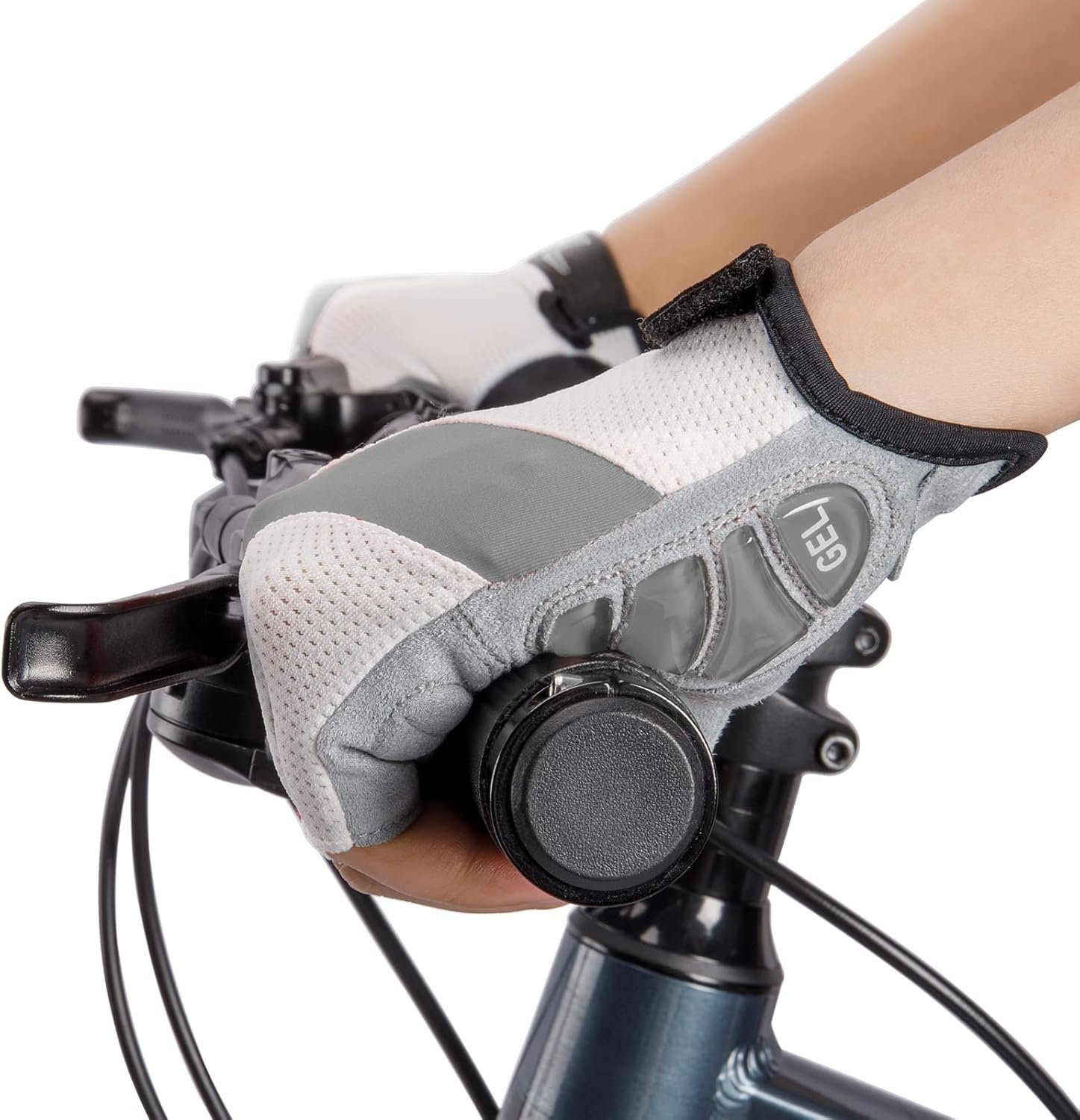 Cycling Gloves for Men Women - Road/Mountain Bike Gloves Anti Slip Shock Absorbing Padded -Bicycle Biking Gloves for Fitness Cycling Training Outdoor Sports