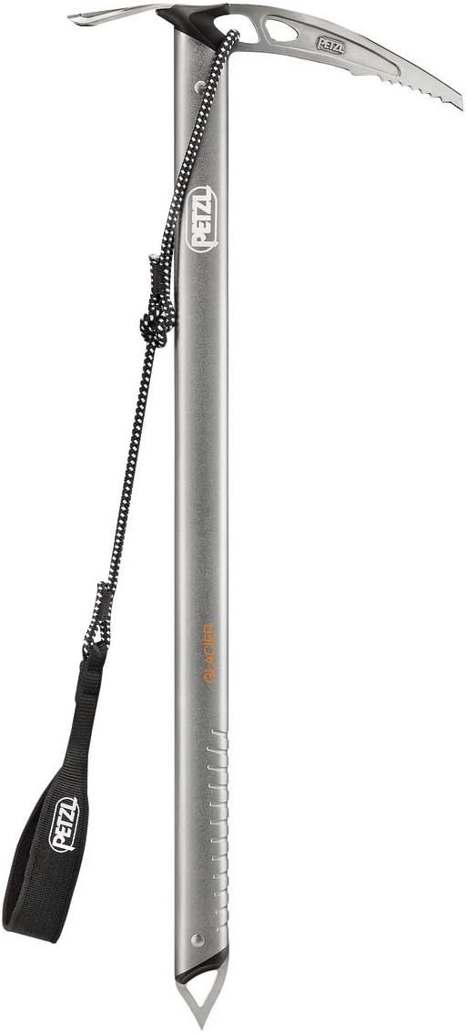 Petzl Glacier Ice Axe - Lightweight Performance Ice Axe for Mountaineering and Glacier Travel - 75 cm