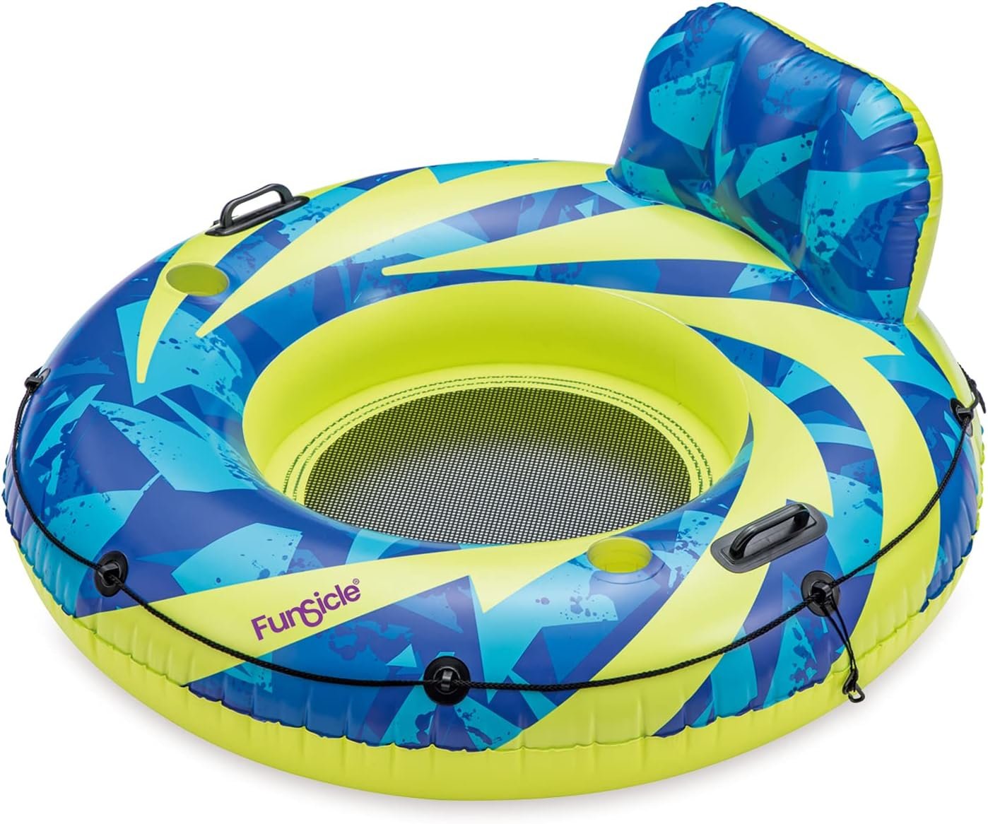 Funsicle 48in x 20in Rolling River Inflatable FunTube with 2 Cup Holders