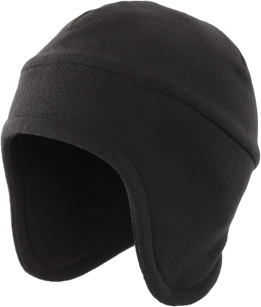 LLmoway Men’s Warm 2 in 1 Hat Winter Fleece Earflap Skull Sports Beanie Ski Mask