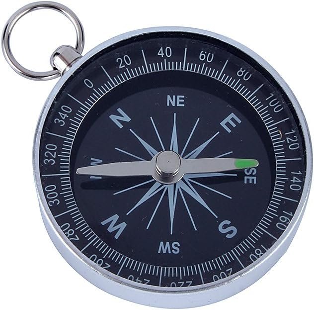 Camping Survival Compass Glow in The Dark,Military Pocket Compass for Kids Women Men, Advanced Scout Compass for Camping Hunting, Outdoor Navigation Tool