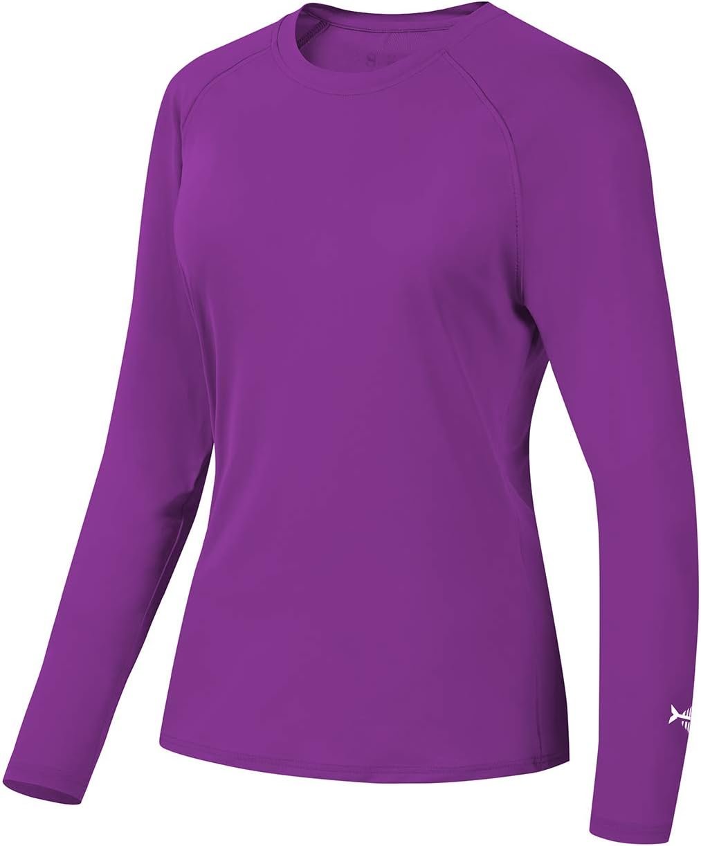 BASSDASH Women’s UPF 50+ UV Sun Protection T-Shirt Long Sleeve Fishing Hiking Performance Shirts