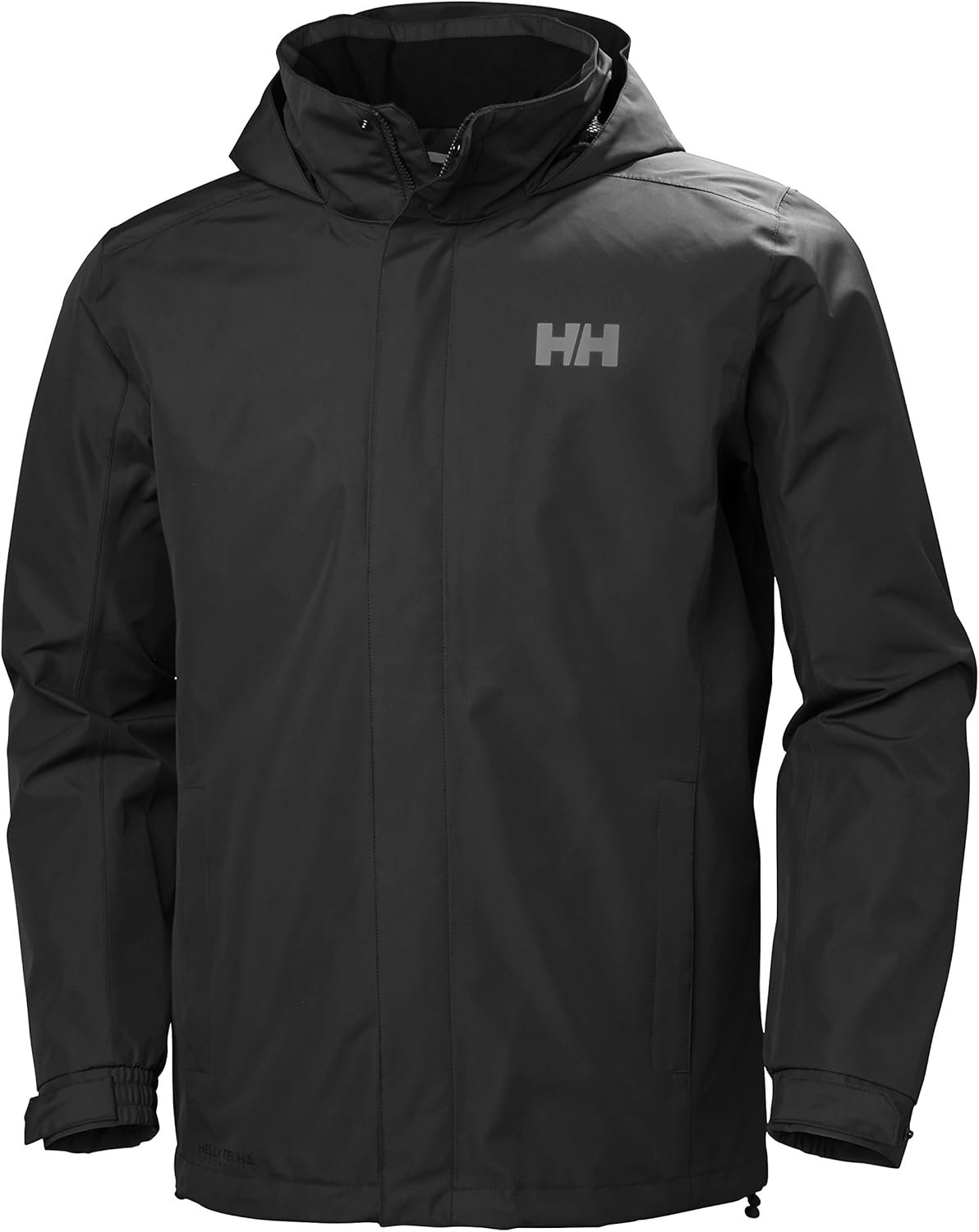 Helly Hansen Mens Dubliner Jacket Waterproof, Windproof, Breathable Shell Rain Coat with Packable Hood