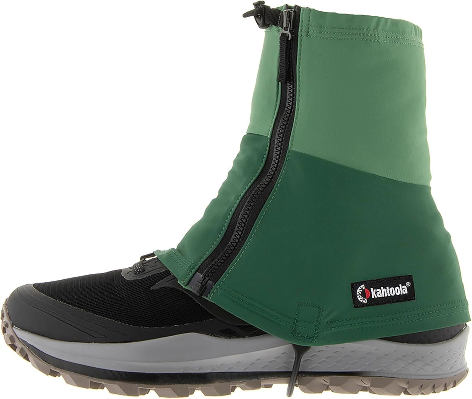 Kahtoola INSTAgaiter Mid Gaiters for Hiking, Trail Running, Mountaineering, Hunting, Rocky Terrain, Mud, Snow  Ice