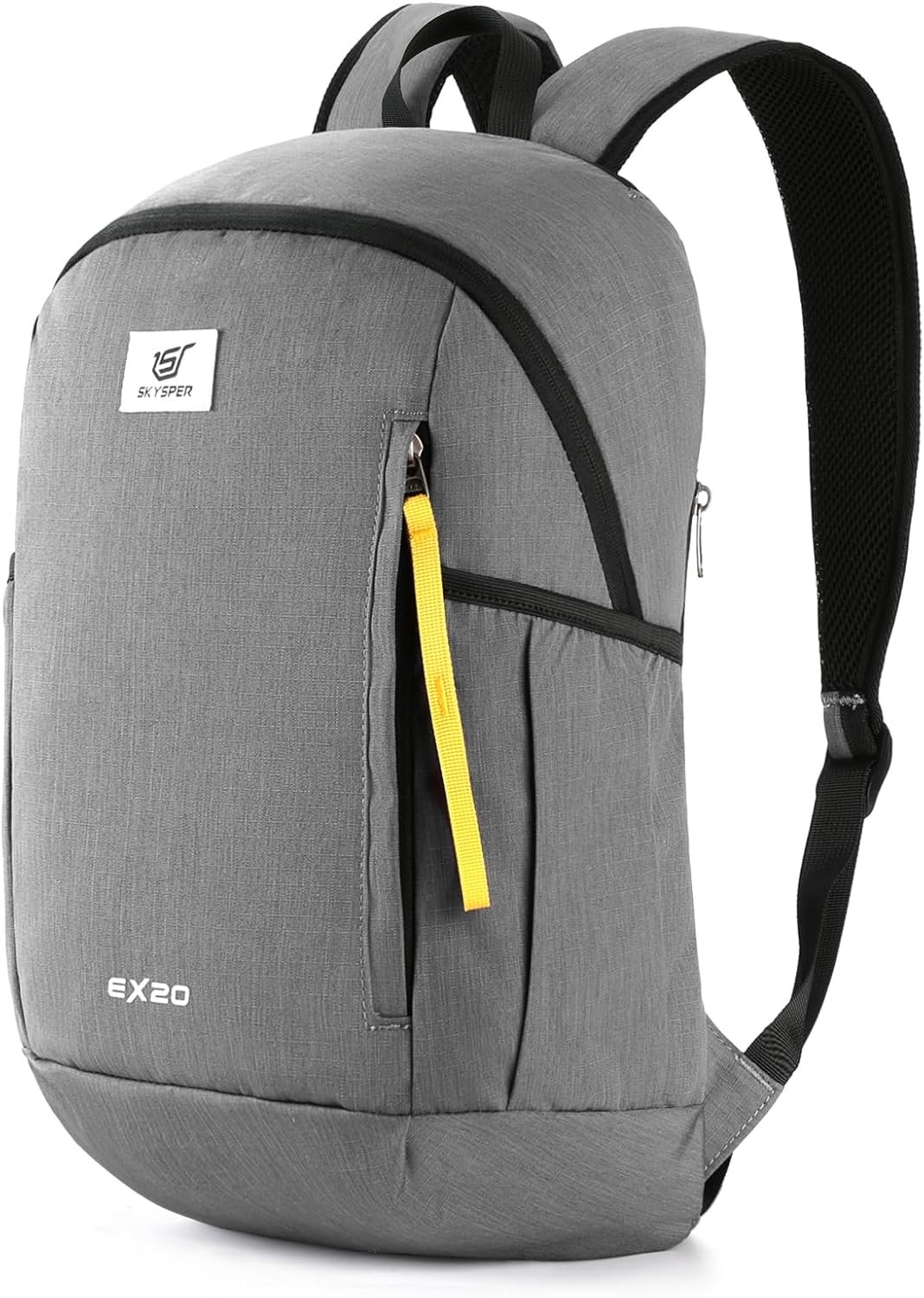 SKYSPER Small Backpack 20L Hiking Backpack Lightweight Travel Daypack for Women Men(Grey)