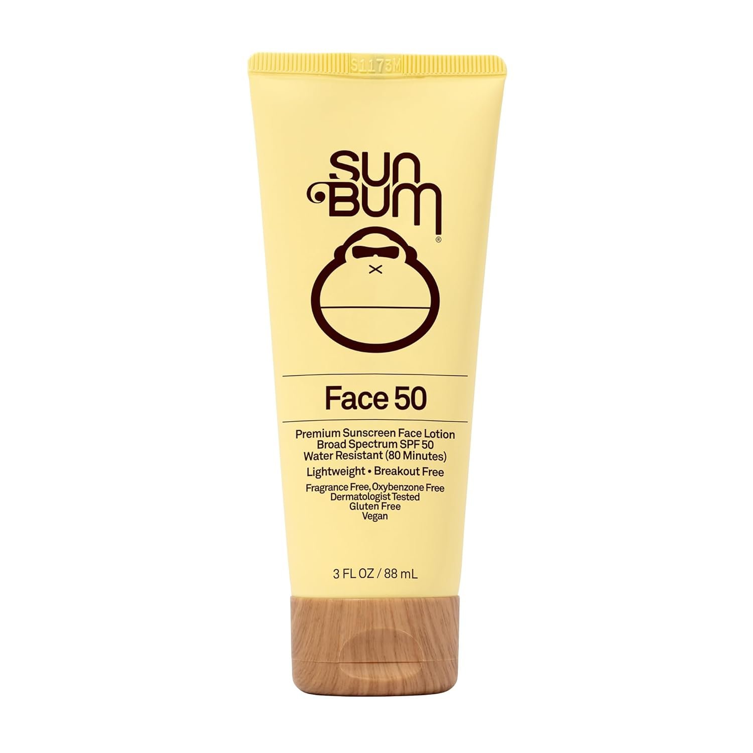 Sun Bum Original SPF 50 Sunscreen Face Lotion | Broad Spectrum Moisturizing Facial Sunblock with Vitamin E | Oil Free | Hawaii 104 Act Compliant (Octinoxate  Oxybenzone Free) | Travel Friendly | 3 oz