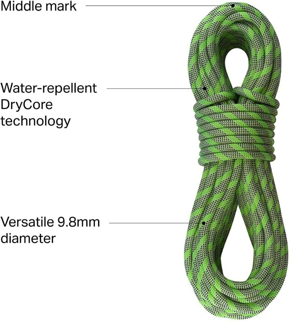 Sterling VR9 9.8mm Dynamic Climbing Rope - Green 40M