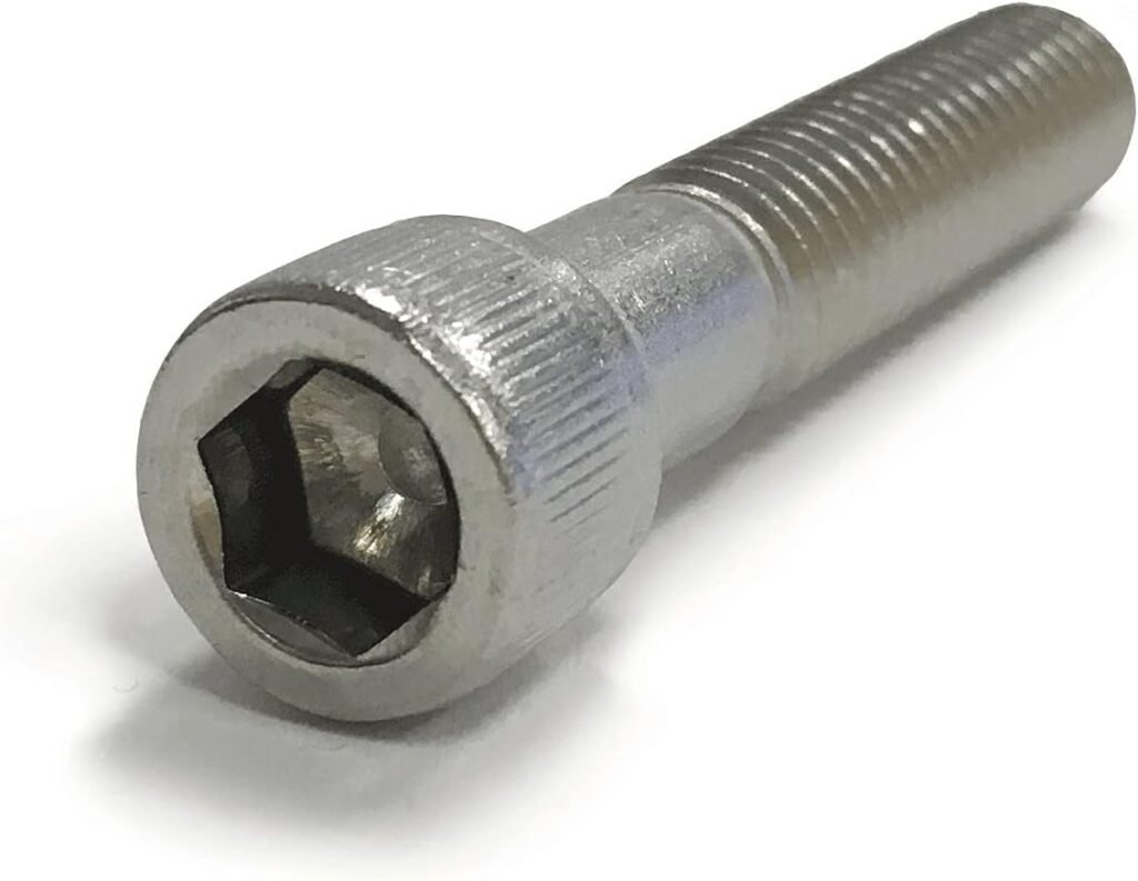25 Pack of 2” Stainless Steel Bolts | Durable Hardware for Rock Climbing Holds | Made with Industrial Strength Stainless Steel | Features a 3/8-16 Socket Cap Screw