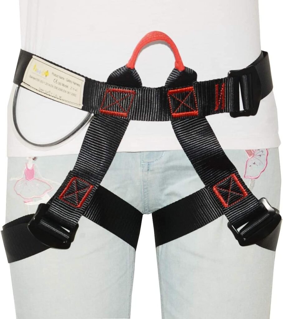 Climbing, Rock Climbing, Half Body for Rappelling Zipline Fire Rescuing Tree Climbing Gear