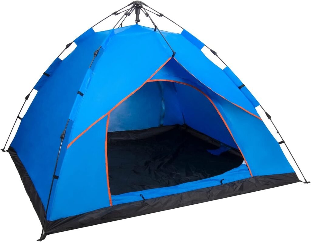 DIMAR GARDEN Pop Up Camping Tent Instant Automatic Tent,Outdoor Quick Setup Tent,Blue