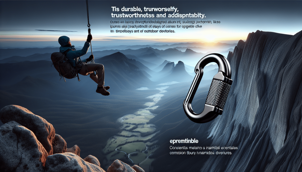 Mallofusa Aluminum D-Shaped Carabiner Buckle with 3 Keychian Clip Spring Carabiner Hook Snap Key Chain