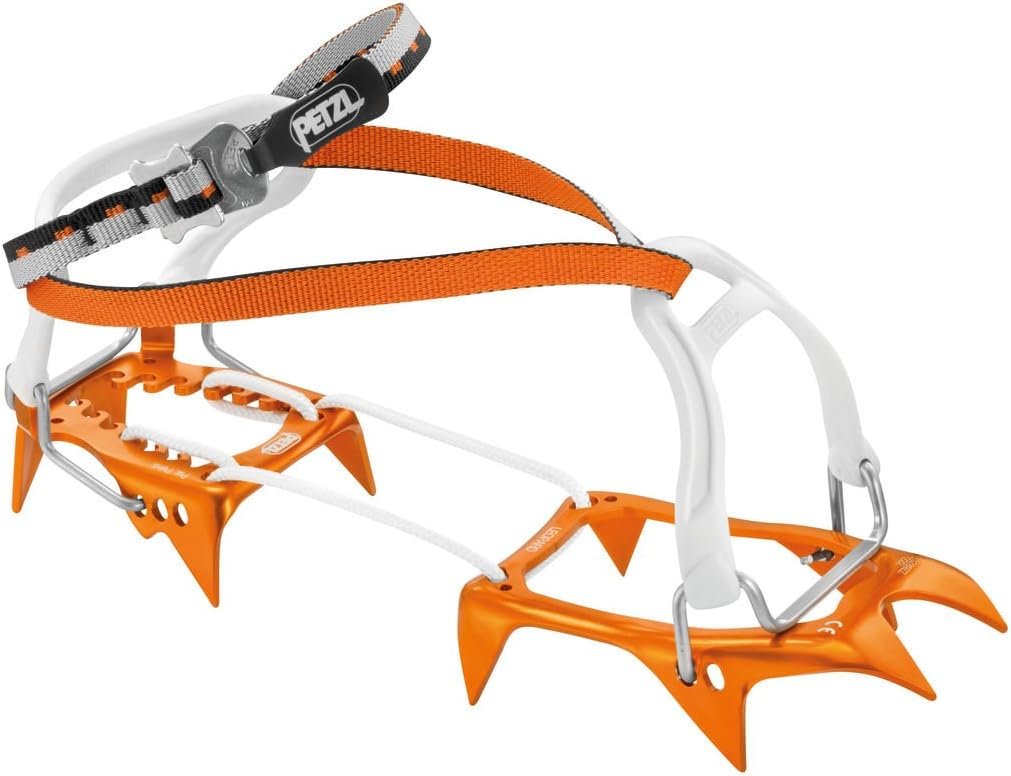 Petzl. Leopard FL Ultralight Crampons with FlexLock Binding System for Zustiege on Snow Fields – One Size