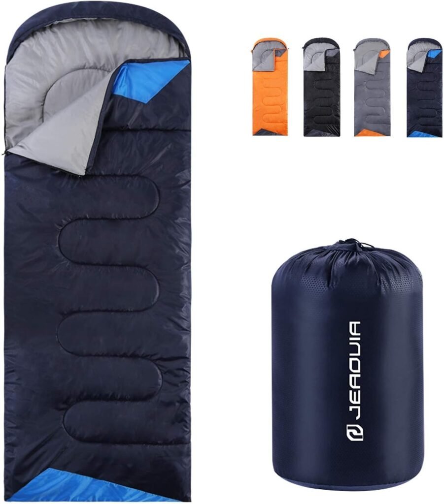 Sleeping Bags for Adults Backpacking Lightweight Waterproof- Cold Weather Sleeping Bag for Girls Boys Mens for Warm Camping Hiking Outdoor Travel Hunting with Compression Bags