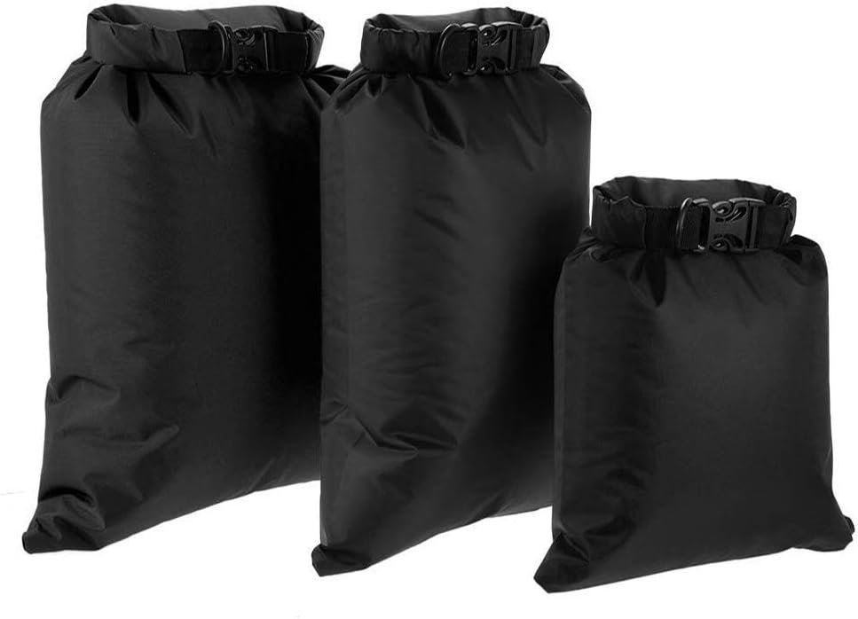 LIXADA Waterproof Dry Bags, 3/5/6 Pack Ultimate Dry Sack - 3L+5L+8L Lightweight, Roll Top Outdoor Dry Sacks for Kayaking Camping Hiking Traveling Boating Water Sports