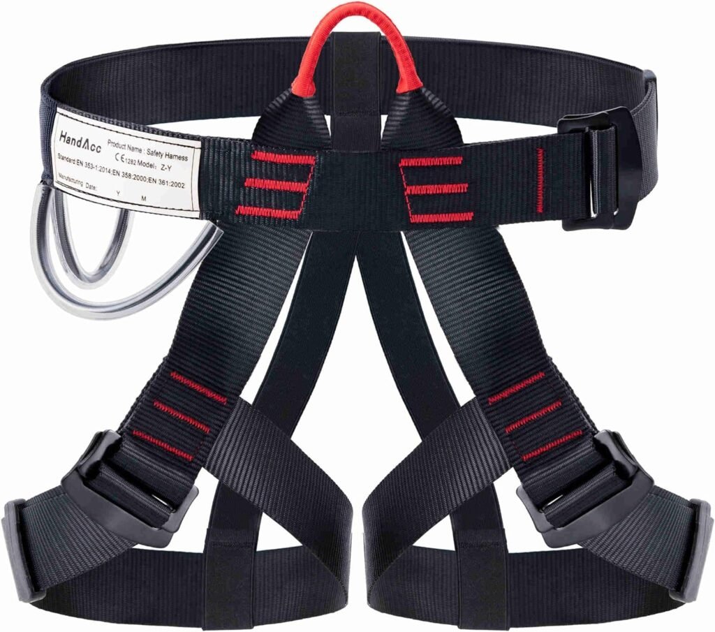 Climbing belts, Mountaineering Rock Climbing belt, Safety Belts for Rappelling Fire Rescuing Tree Climbing, Half Body belt for Women Man and Novice