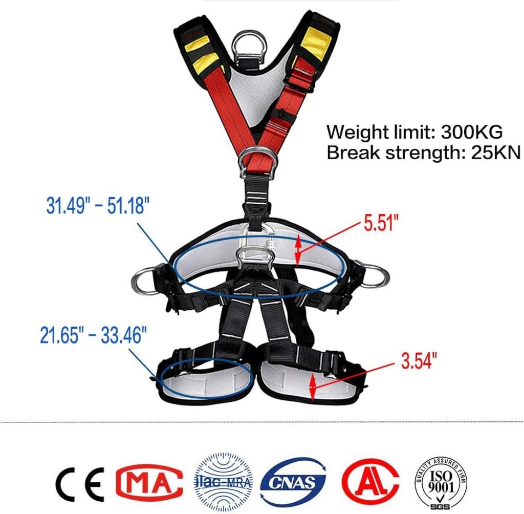 Climbing, Safety Safe Seat Belt for Outdoor Tree Climbing, Outward Band Expanding Training Large Size,Climbing Gear