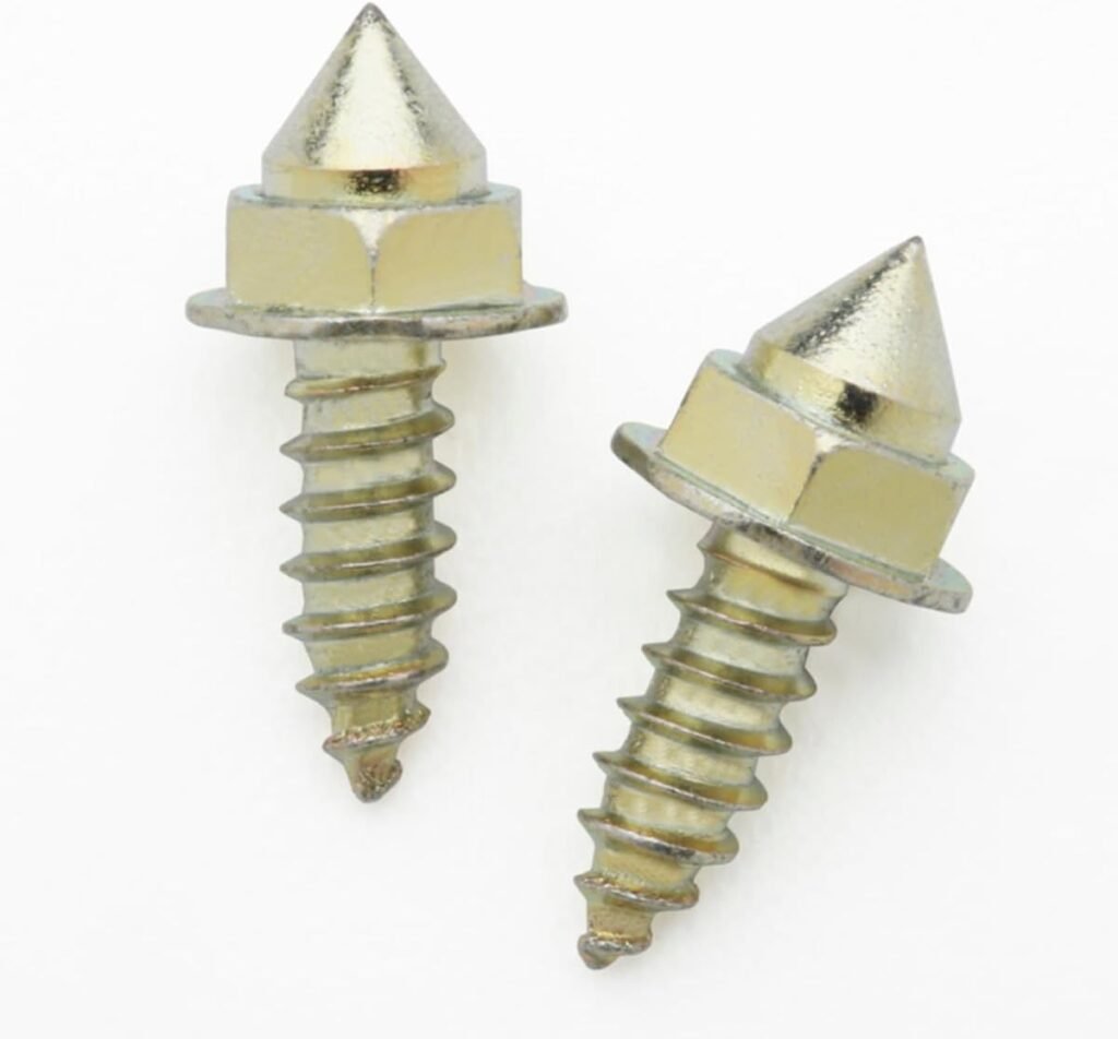 INS Products carbide Rock Grabrz Boot Studs - Screw-in Traction Cleats + Installation Tool, for Wading Boots, Ice Fishing, Trekking, Mountaineering, Hiking and Logging