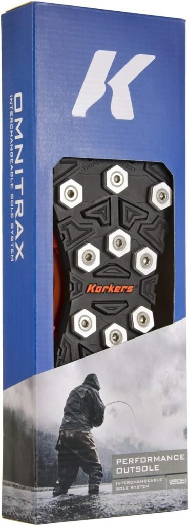 Korkers OmniTrax v3.0 Interchangeable Sole - Triple Threat Aluminum Hex Disc