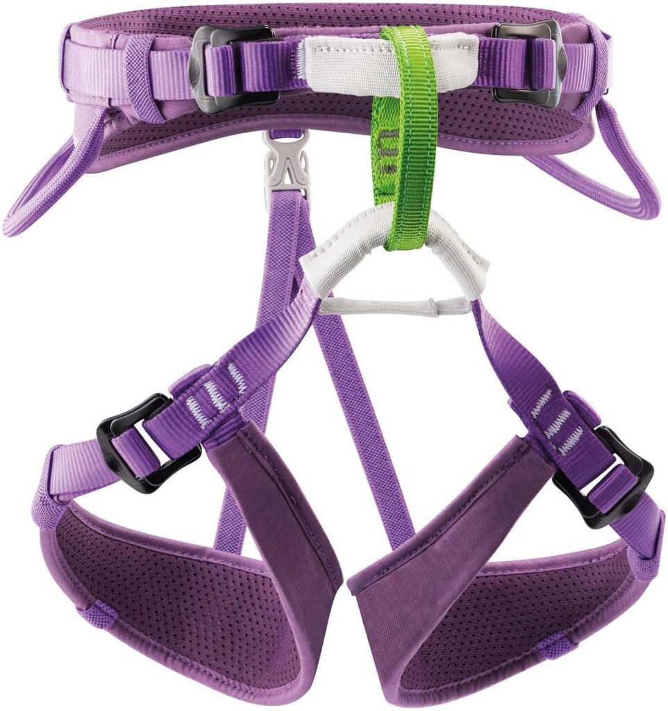 PETZL MACCHU Kids Climbing Harness - Adjustable Seat Harness for Children Less Than 40kg / 88 lbs