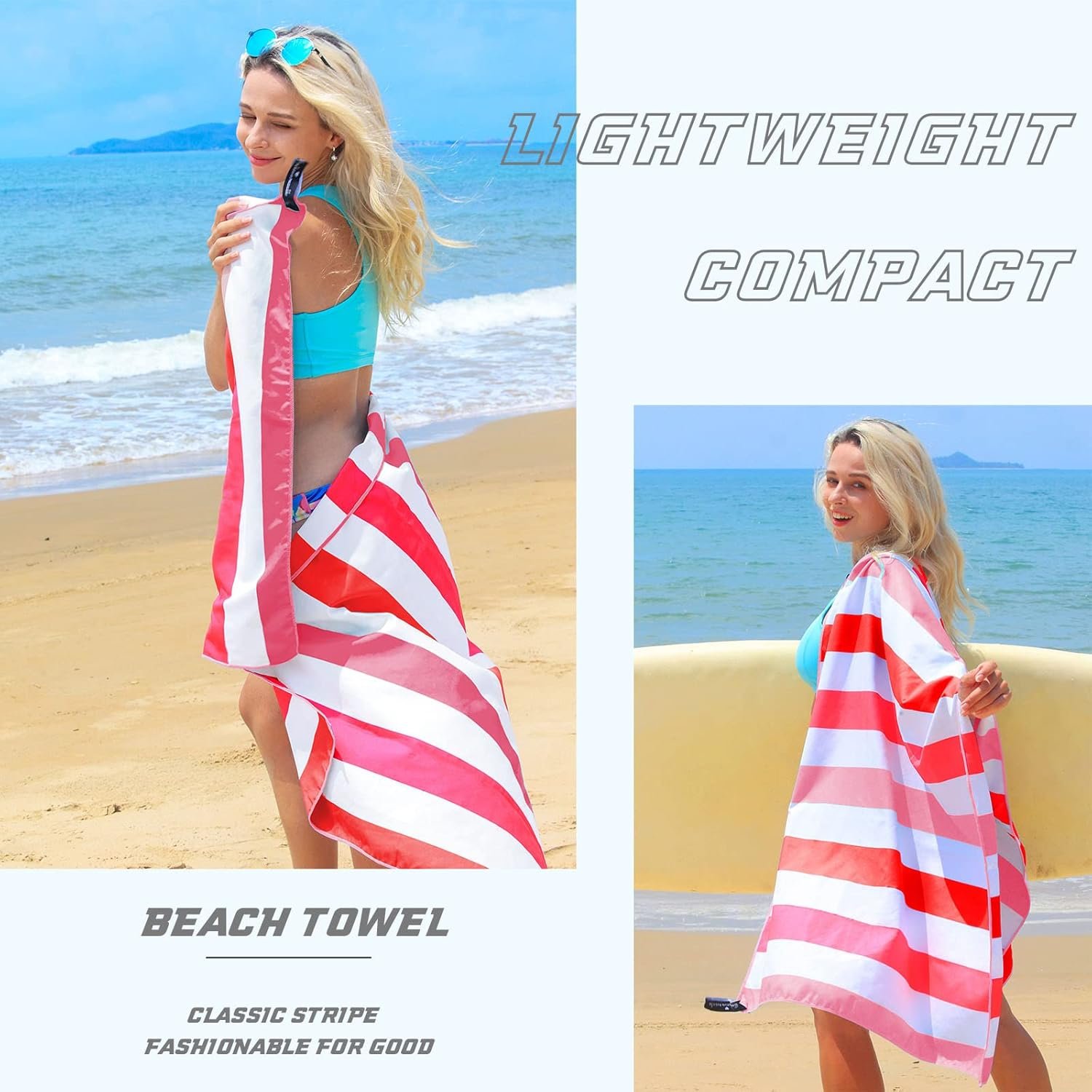 Comparing 3 Microfiber Towels for Beach and Travel